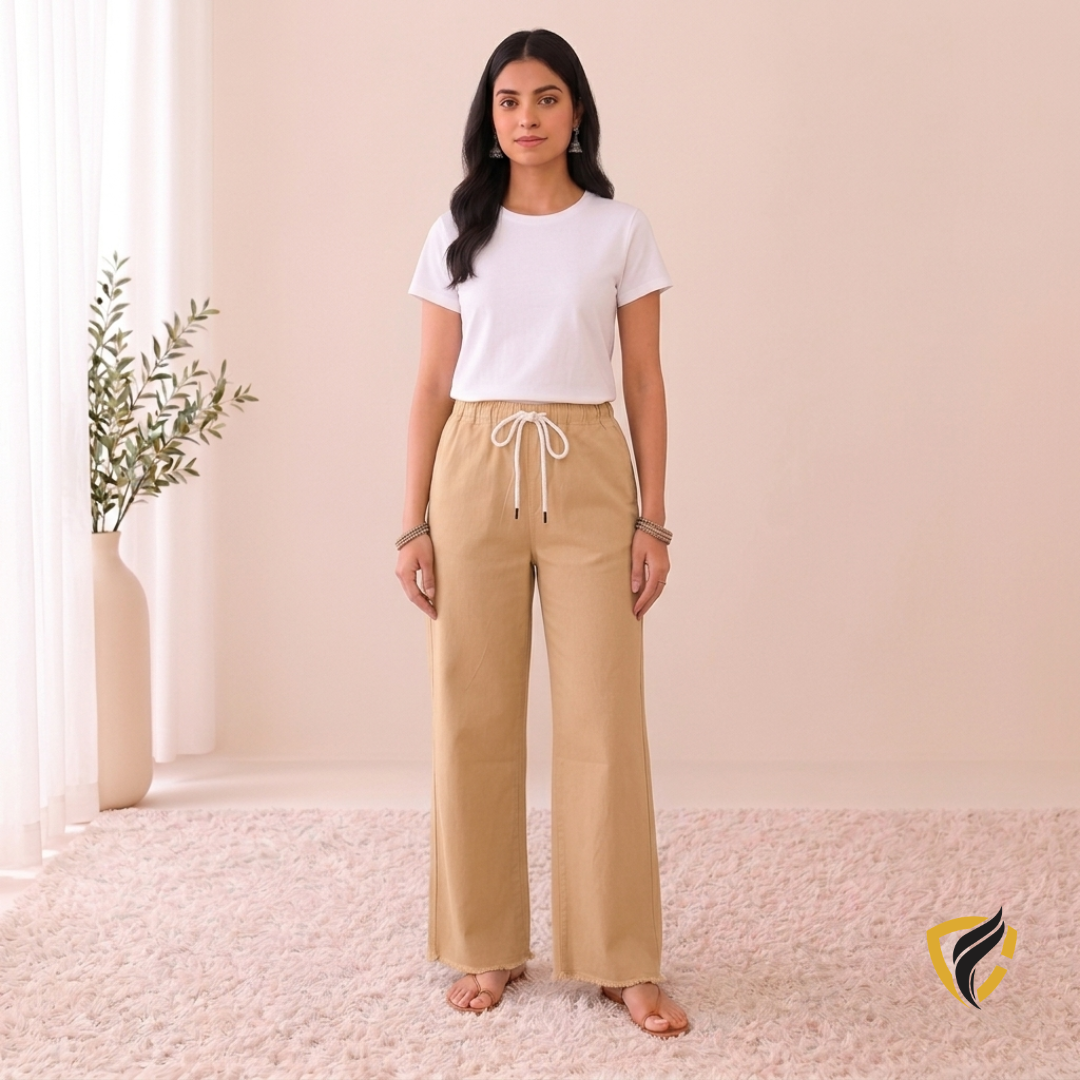 Ladies Denim Baggy Jeans Trouser Skiny (Fit For S, M, L, XL)