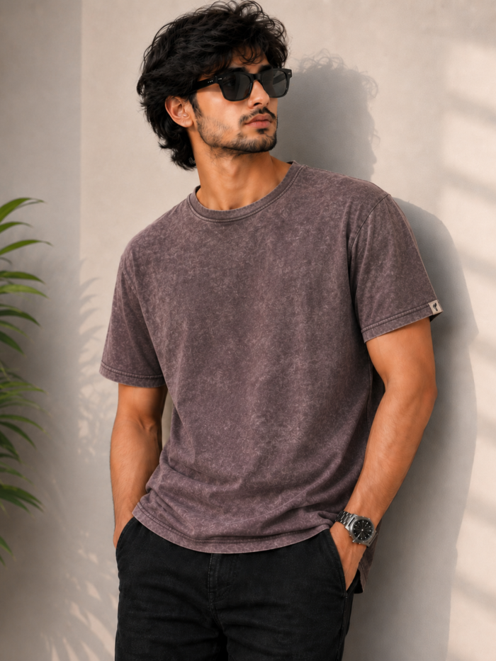 Acid Stone Wash T shirt