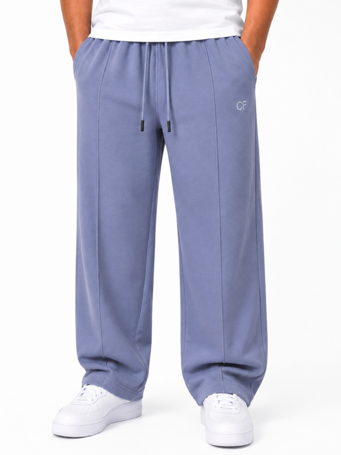 Men’s Light Blue Baggy Trouser – Effortless Everyday Style1